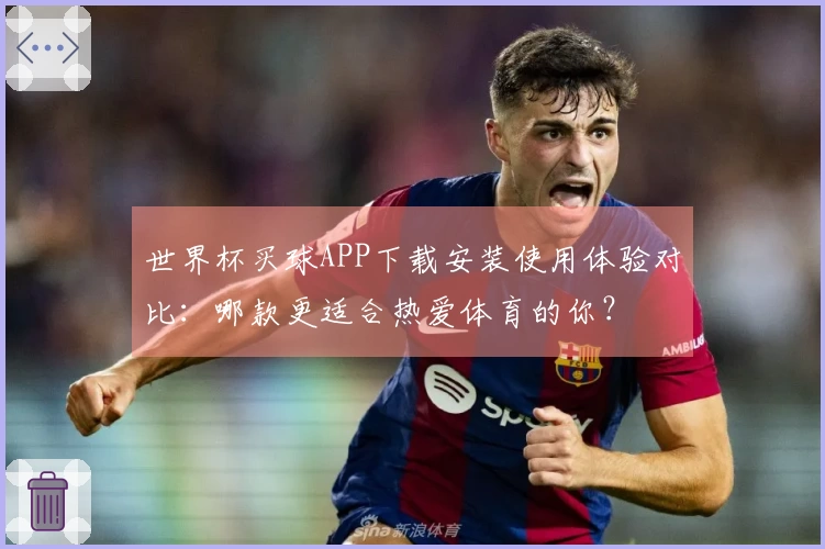世界杯买球APP下载安装使用体验对比：哪款更适合热爱体育的你？